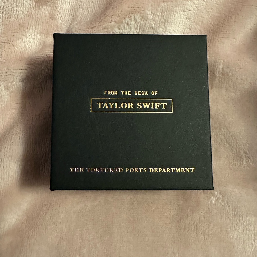 Taylor Swift TTPD Tortured Poets Department Gold Ring